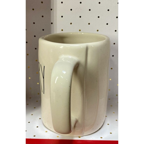 Rae Dunn Artisan Collection HANGRY White Coffee Mug Cup by Magenta 2020 - Picture 3 of 7